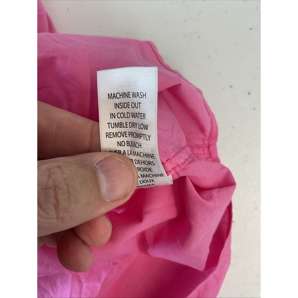 Frank‎ & Eileen "Eileen" Bubblegum Pink Lightweight Sz LG lightweight preppy - Picture 6 of 9